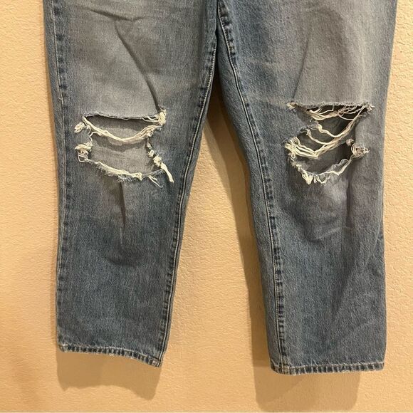 BLANK NYC “The Baxter” Distressed Rib Cage Straight Leg Jeans Size 29 “Over It” - Picture 6 of 16